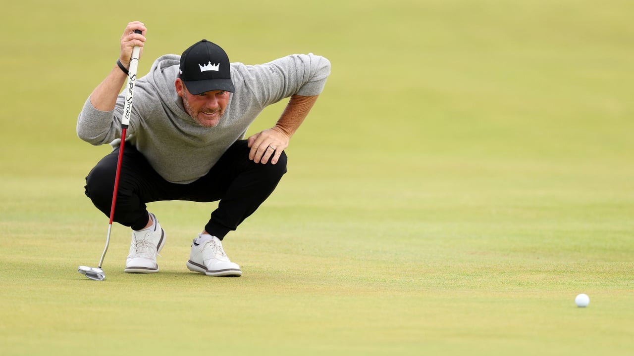 Alex Cejka im Interview nach der zweiten Runde der British Open 2024. (Quelle: Getty) Alex Cejka im Interview nach der zweiten Runde der British Open 2024. (Quelle: Getty)