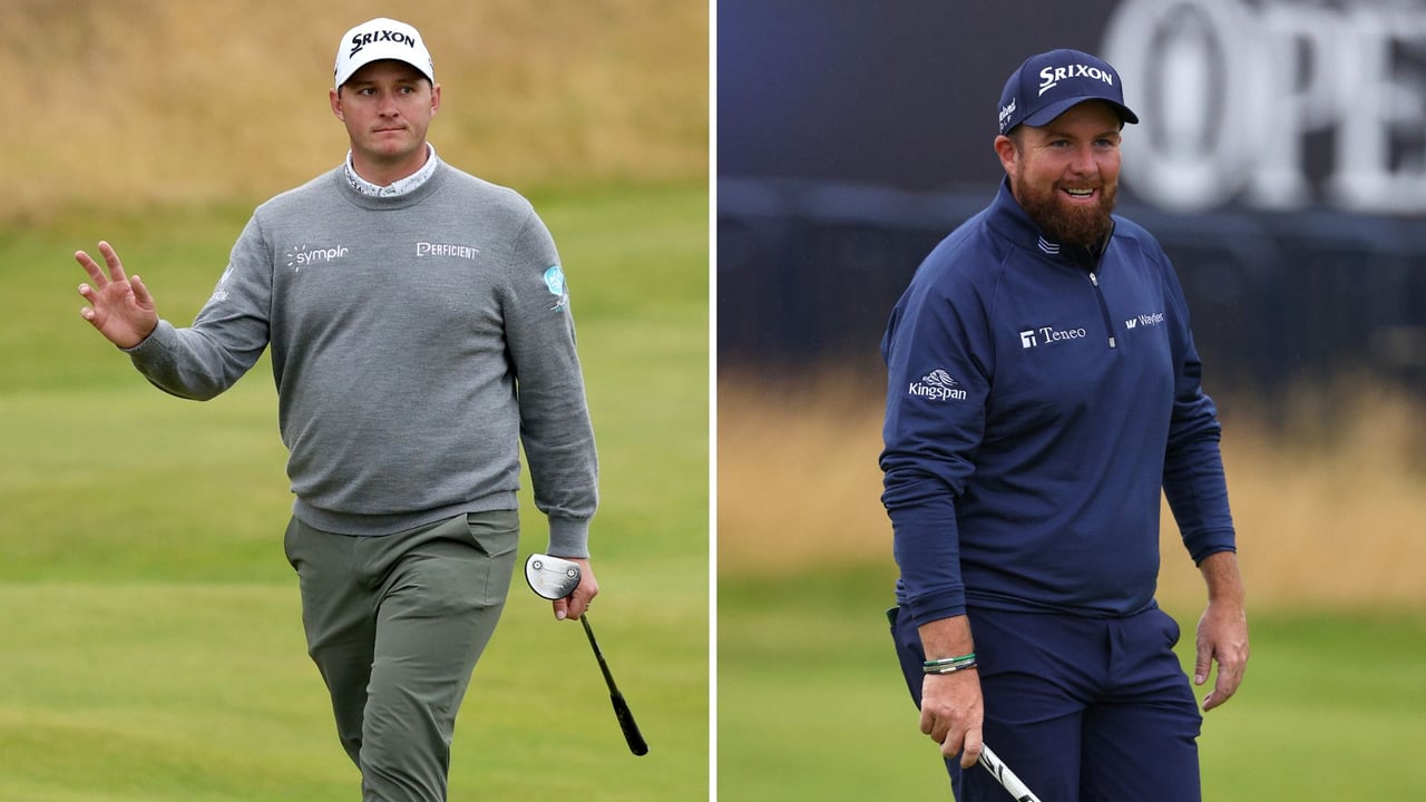 Sepp Straka und Shane Lowry bei der British Open 2024. (Foto: Getty) Sepp Straka und Shane Lowry bei der British Open 2024. (Foto: Getty)
