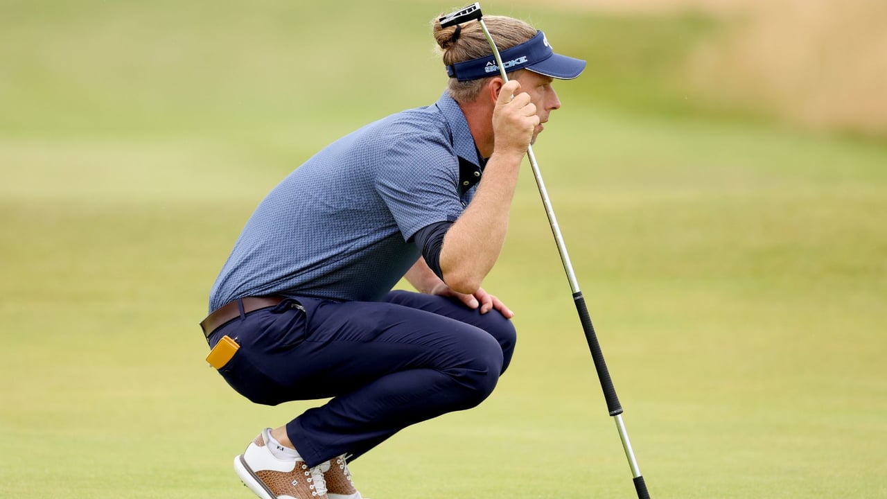 Marcel Siem im Interview mit Golf Post nach der dritten Runde der British Open 2024. (Quelle: Getty) Marcel Siem im Interview mit Golf Post nach der dritten Runde der British Open 2024. (Quelle: Getty)