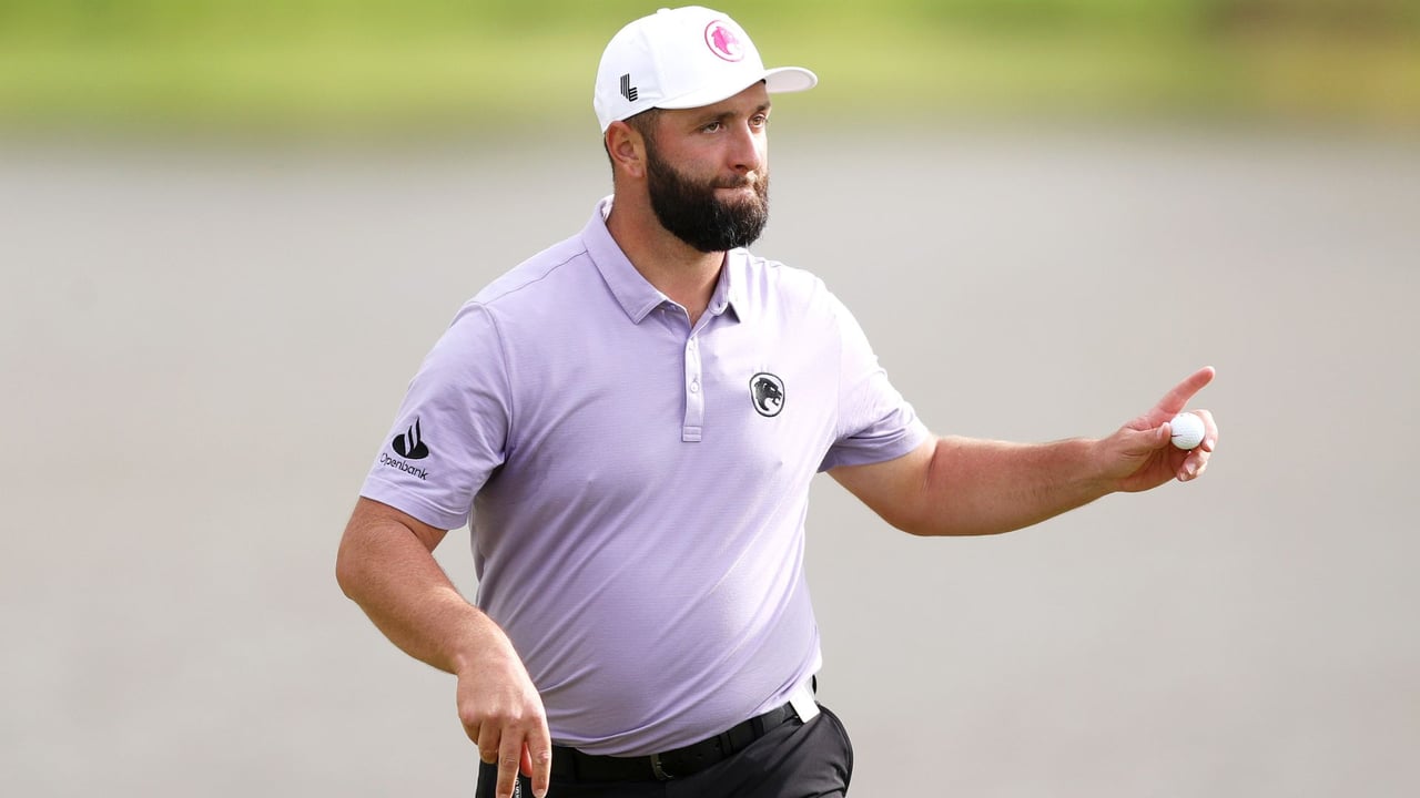 LIV Golf: Jon Rahm während der ersten Runde des Events in UK. (Foto: Getty)