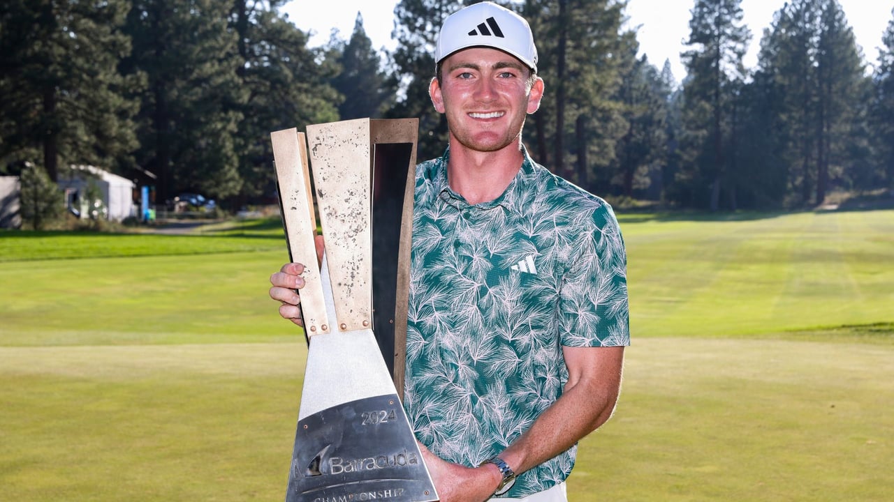 Nick Dunlap hat die Barracuda Championship auf der PGA Tour gewonnen. (Quelle: Getty) Nick Dunlap hat die Barracuda Championship auf der PGA Tour gewonnen. (Quelle: Getty)