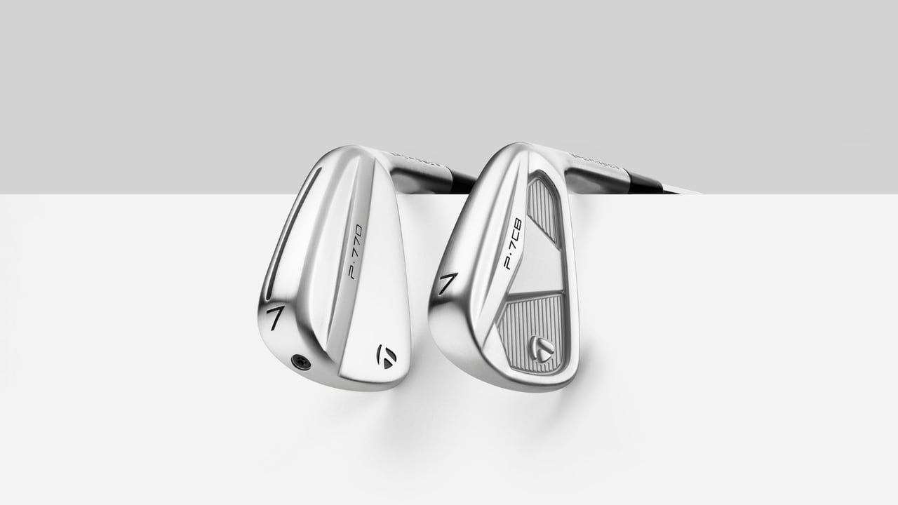 Die neuen P770 und P7CB Eisen von TaylorMade in der Saison 2024. (Foto: TaylorMade) Die neuen P770 und P7CB Eisen von TaylorMade in der Saison 2024. (Foto: TaylorMade)