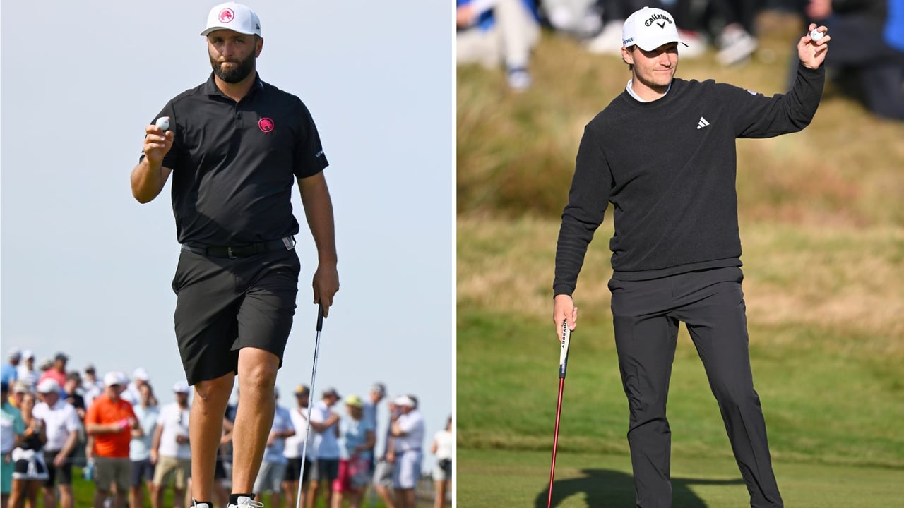 WITB: Jon Rahm und Rasmus Hojgaard gewinnen mit Schlägern von Callaway. (Quelle: Getty) WITB: Jon Rahm und Rasmus Hojgaard gewinnen mit Schlägern von Callaway. (Quelle: Getty)