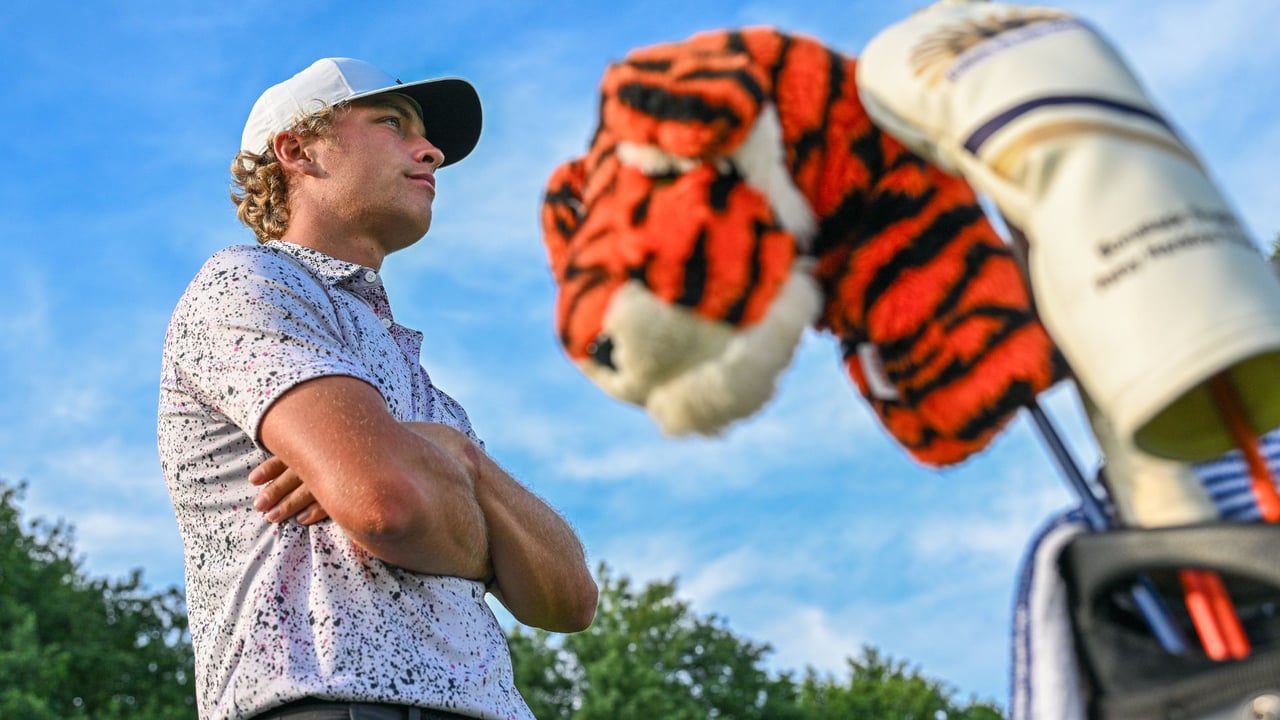 Tiger Christensen macht knapp 30 Jahre nach Tiger Woods bei der US Amateur auf sich aufmerksam. (Foto: Getty) Tiger Christensen macht knapp 30 Jahre nach Tiger Woods bei der US Amateur auf sich aufmerksam. (Foto: Getty)