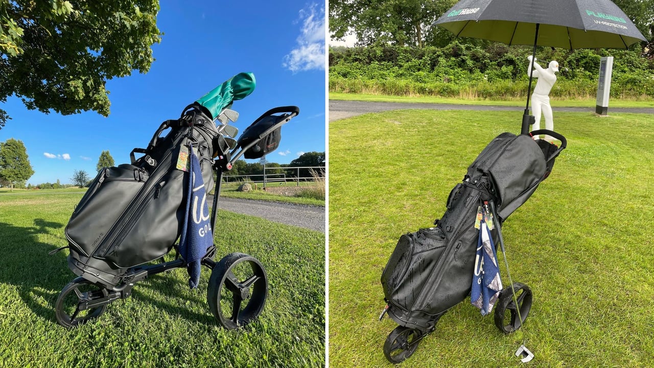 Golf bag on trolley new arrivals