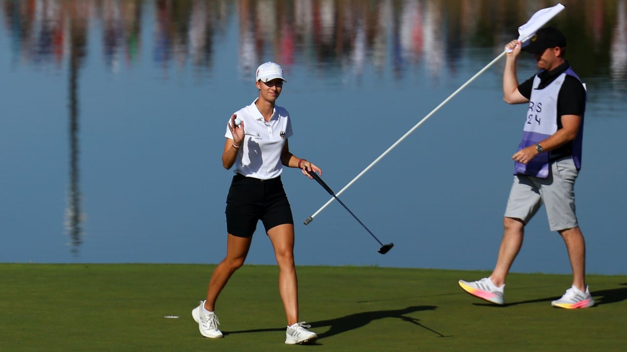 Alexandra Försterling beim Damen-Golfturnier bei Olympia 2024. (Foto: Getty) Alexandra Försterling beim Damen-Golfturnier bei Olympia 2024. (Foto: Getty)