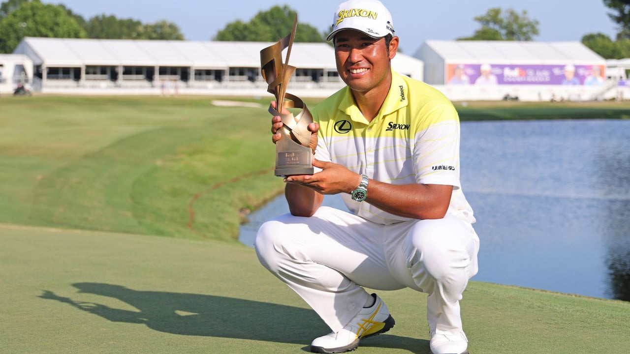 Strahlender Sieger: Hideki Matsuyama dreht im Saison-Endspurt auf. (Foto: Getty) Strahlender Sieger: Hideki Matsuyama dreht im Saison-Endspurt auf. (Foto: Getty)