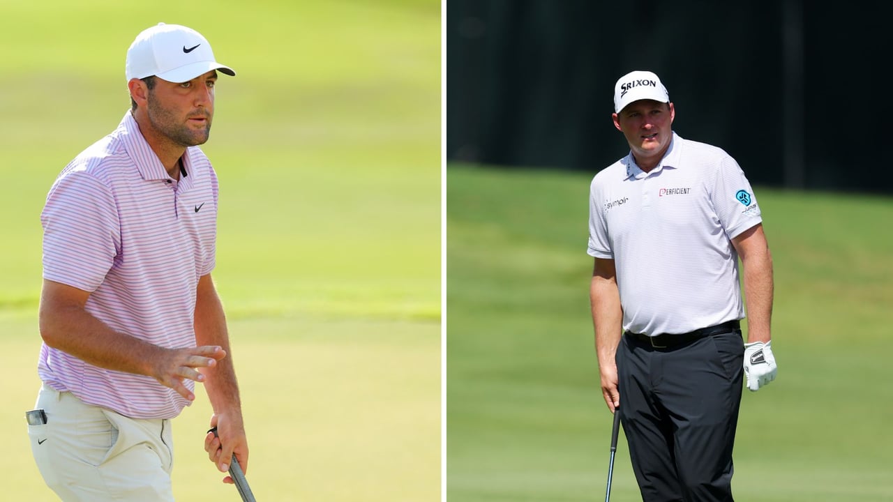 Scottie Scheffler und Sepp Straka auf der ersten Runde der PGA Tour Championship. (Fotos: Getty) Scottie Scheffler und Sepp Straka auf der ersten Runde der PGA Tour Championship. (Fotos: Getty)