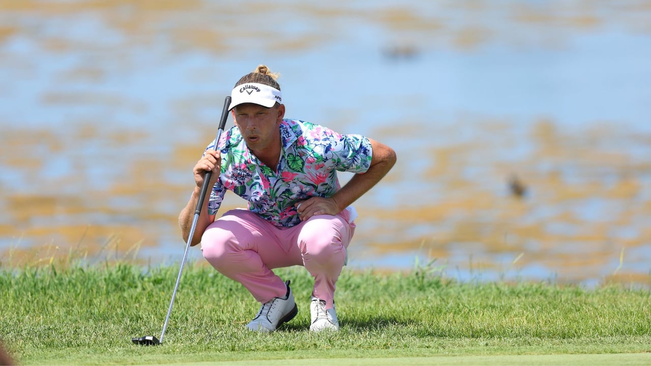 Marcel Siem, hier zu sehen während der Finalrunde der Italian Open 2024, hat eine tolle Übung mit den Fans geteilt. (Foto: Getty) Marcel Siem, hier zu sehen während der Finalrunde der Italian Open 2024, hat eine tolle Übung mit den Fans geteilt. (Foto: Getty)