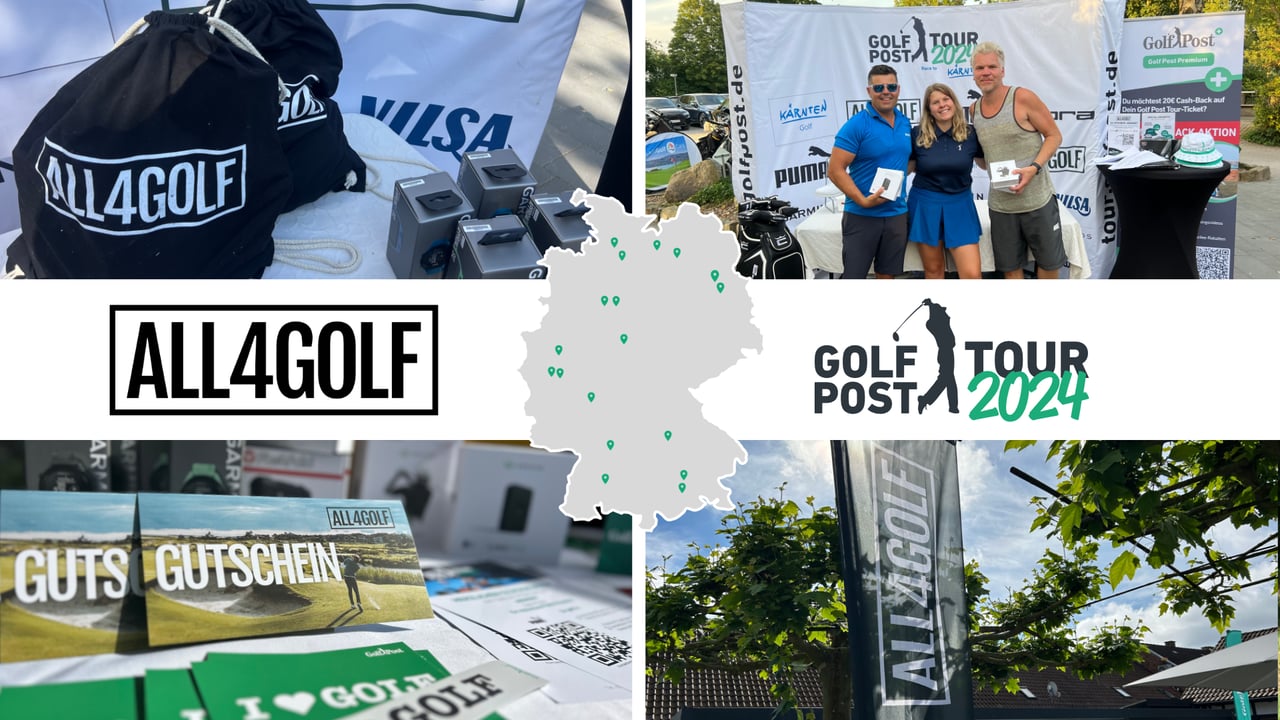 Die All4Golf Bruttogewinner der Golf Post Tour 2024 (Foto: Golf Post) Die All4Golf Bruttogewinner der Golf Post Tour 2024 (Foto: Golf Post)