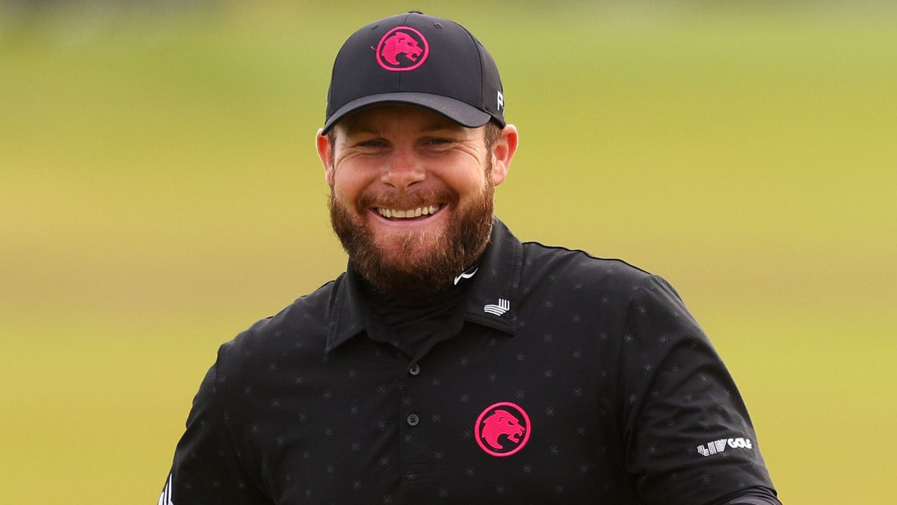 Ein Score, der Tyrrell Hatton ein Lachen aufs Gesicht zauberte. (Foto: Getty) Ein Score, der Tyrrell Hatton ein Lachen aufs Gesicht zauberte. (Foto: Getty)