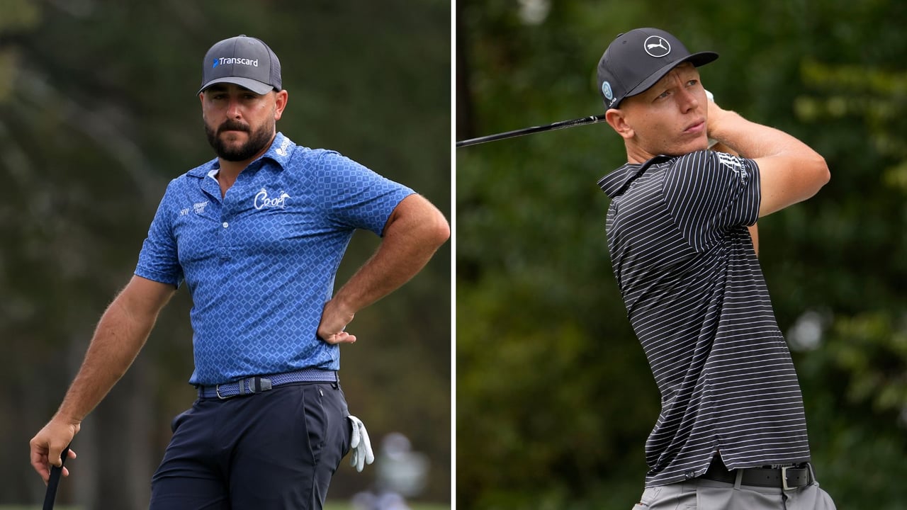 Deutsches Duo in Mississippi: Stephan Jäger (li.) und Matti Schmid. (Foto: Getty)