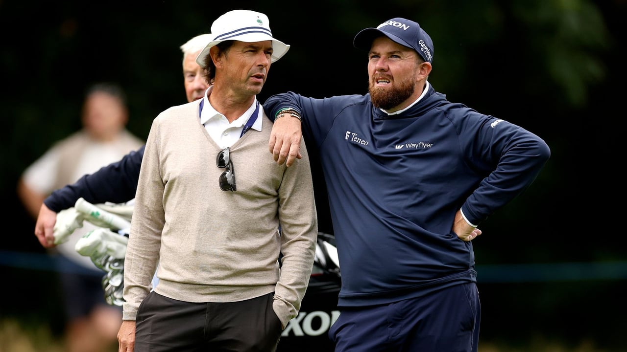 Shane Lowry und sein Coach Neil Manchip. (Foto: Getty) Shane Lowry und sein Coach Neil Manchip. (Foto: Getty)