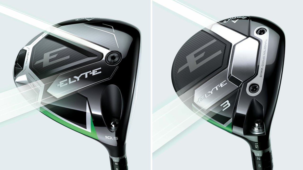 Die neuen Callaway Elyte Driver und Hölzer der Saison 2025. (Foto: Callaway) Die neuen Callaway Elyte Driver und Hölzer der Saison 2025. (Foto: Callaway)