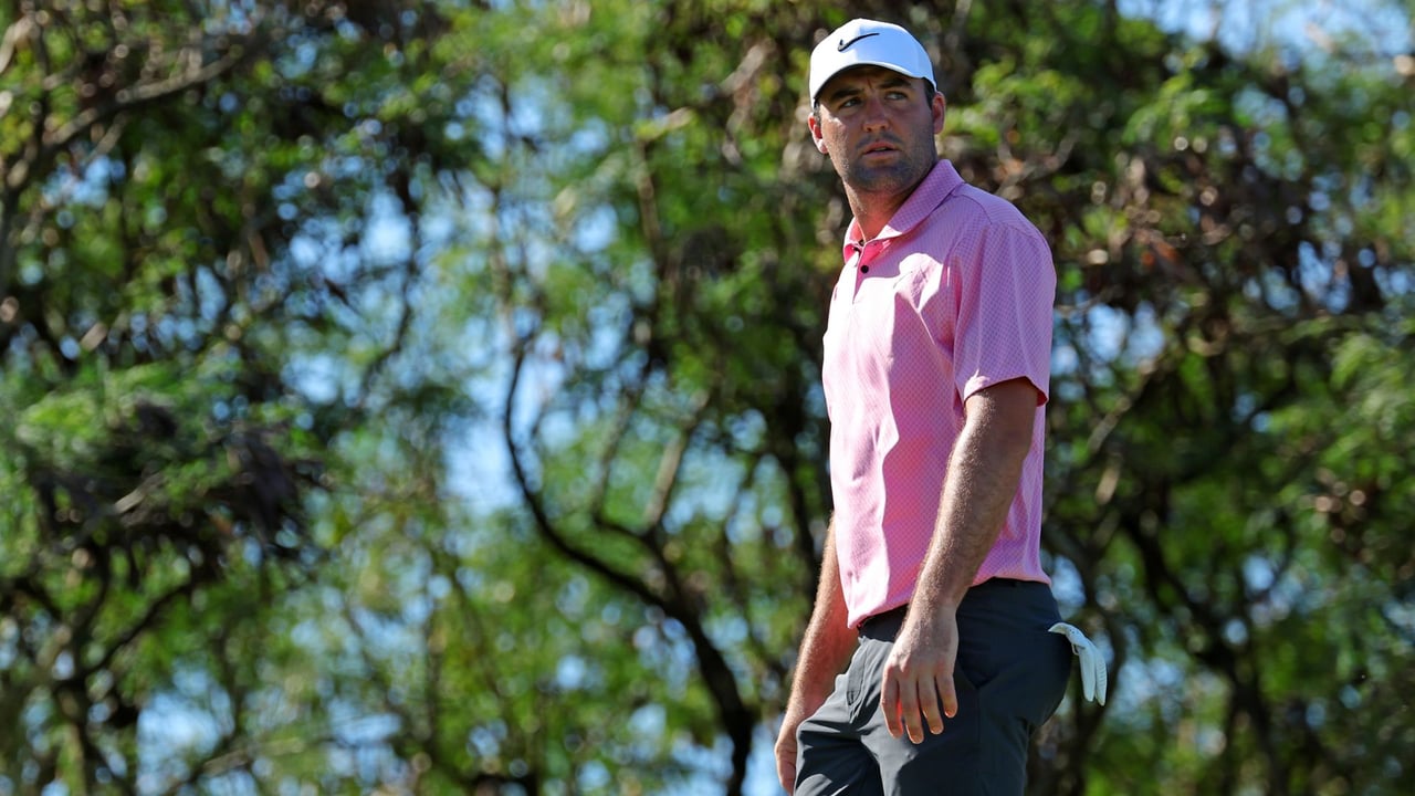 Scottie Scheffler während der dritten Runde beim "The Sentry" 2024 auf Maui, Hawaii. (Foto: Getty) Scottie Scheffler während der dritten Runde beim "The Sentry" 2024 auf Maui, Hawaii. (Foto: Getty)