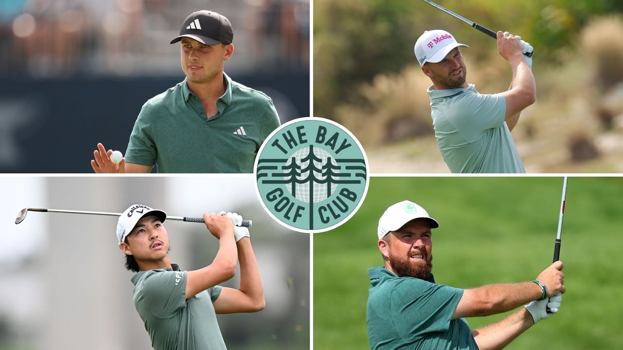 Die Spieler des "The Bay Golf Club" der TGL: Ludvig Åberg, Wyndham Clark, Min Woo Lee, Shane Lowry. (Fotos: Getty) Die Spieler des "The Bay Golf Club" der TGL: Ludvig Åberg, Wyndham Clark, Min Woo Lee, Shane Lowry. (Fotos: Getty)