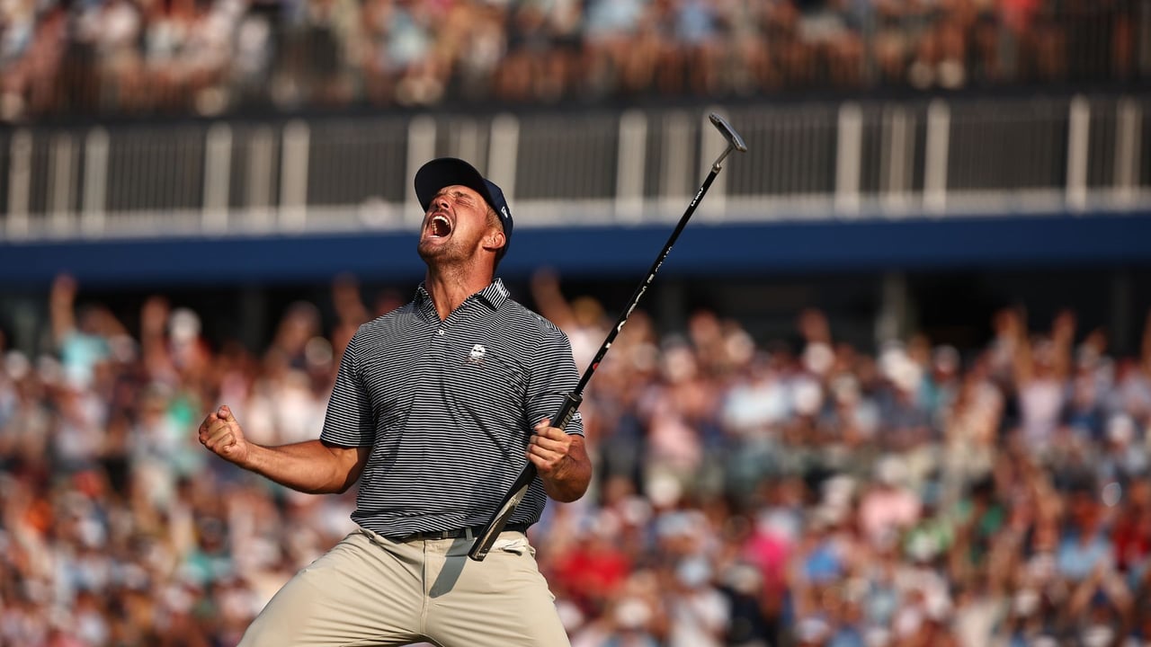 Bryson DeChambeaus legendäres Jahr 2024 wird in der neuen "Full Swing"-Staffel von Netflix vorkommen. (Foto: Getty) Bryson DeChambeaus legendäres Jahr 2024 wird in der neuen "Full Swing"-Staffel von Netflix vorkommen. (Foto: Getty)