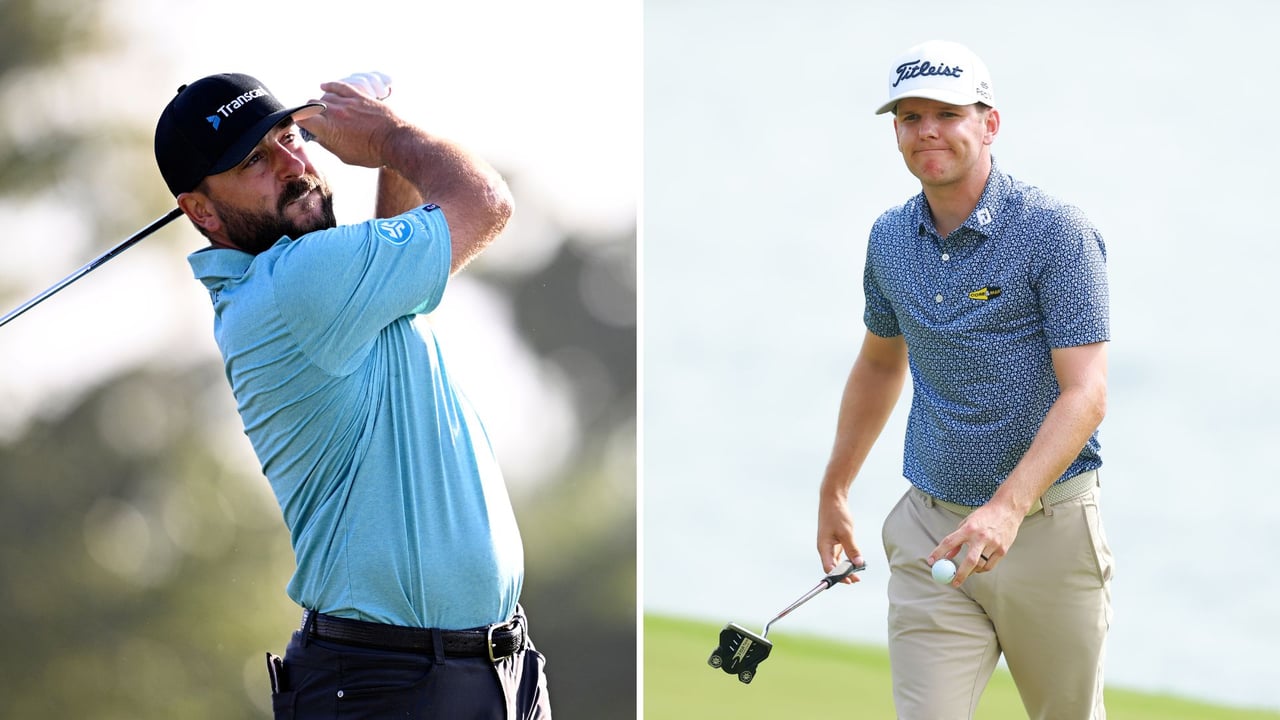Stephan Jäger (li.) und Jeremy Paul in Runde 2 der Mexiko Open auf der PGA Tour. (Quelle: Getty) Stephan Jäger (li.) und Jeremy Paul in Runde 2 der Mexiko Open auf der PGA Tour. (Quelle: Getty)