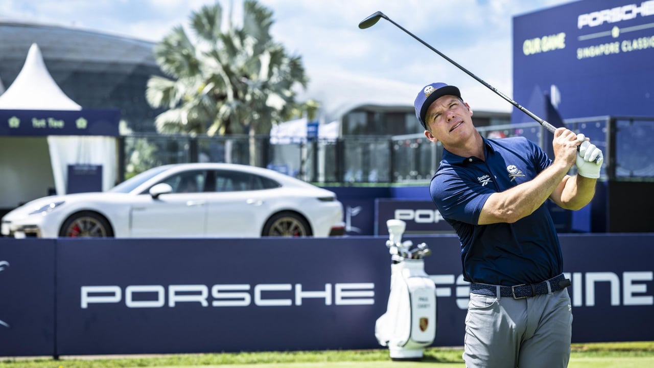 Paul Casey im Interview im Vorfeld der Porsche Singapore Classic. (Foto: Porsche) Paul Casey im Interview im Vorfeld der Porsche Singapore Classic. (Foto: Porsche)