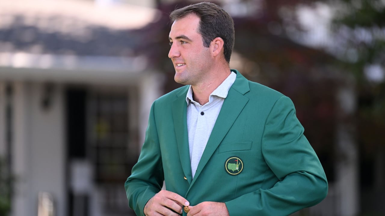 Scottie Scheffler präsentiert sein Champions Dinner bei den US Masters 2025 (Foto: Getty)