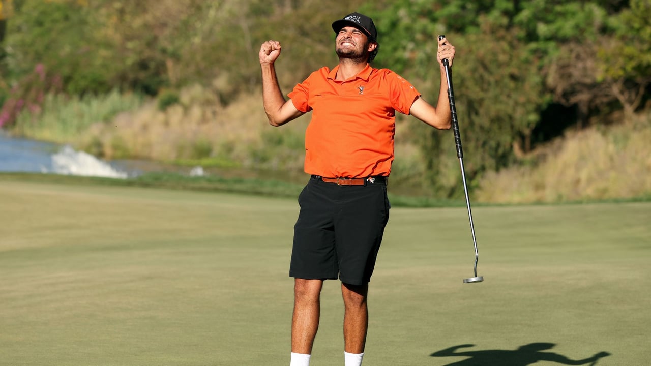 Eugenio Chacarra gewinnt bei der Hero Indian Open seinen ersten Titel auf der DP World Tour. (Foto: Getty)