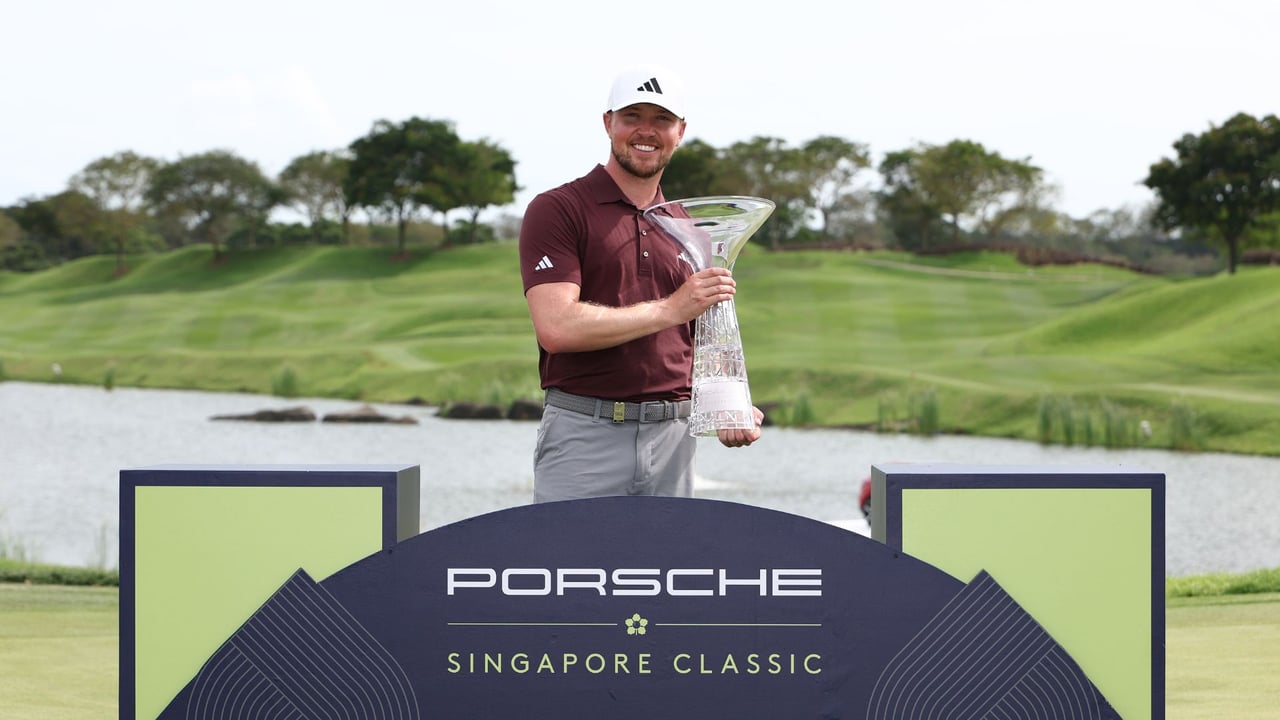 Richard Mansel gewinnt die Porsche Singapore Classics der DP World Tour. (Foto: Getty) Richard Mansel gewinnt die Porsche Singapore Classics der DP World Tour. (Foto: Getty)