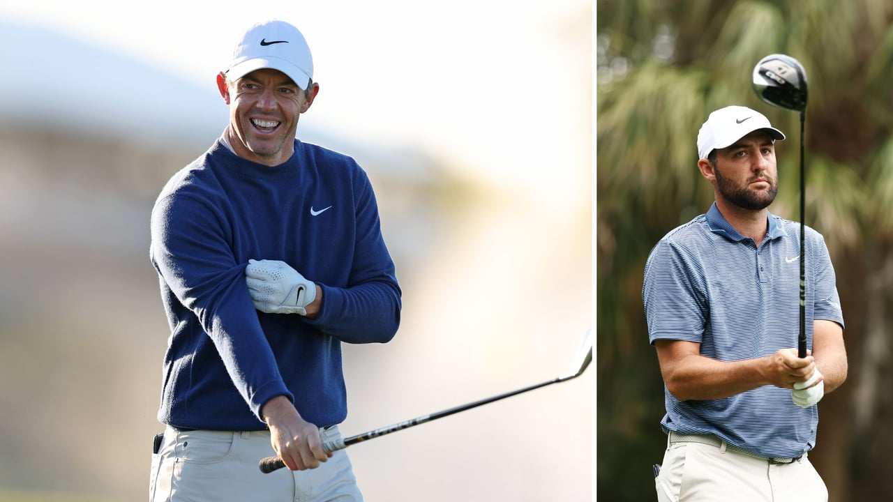 Rory McIlroy verkürzt den Abstand auf Scottie Scheffler in der Golf-Weltrangliste. (Fotos: Getty)