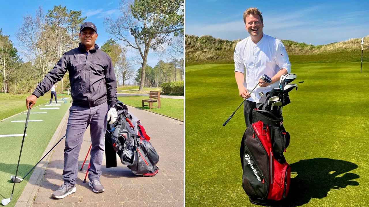 Kreative Küchenkünstler auf Kursen mit Charakter: Santos Paredes (l.) und Felix Gabel. (Fotos: Santos Paredes/Budersand Hotel – Golf & Spa) Kreative Küchenkünstler auf Kursen mit Charakter: Santos Paredes (l.) und Felix Gabel. (Fotos: Santos Paredes/Budersand Hotel – Golf & Spa)