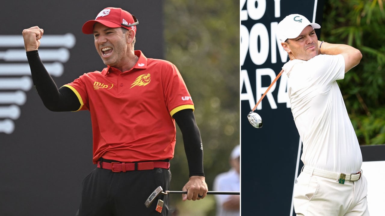Ein erfolgreiches Wochenende für Sergio Garcia auf der LIV Tour: Doppelsieg für den Spanier, und Martin Kaymer spielt sich unter die Top 10. (Fotos: Getty) Ein erfolgreiches Wochenende für Sergio Garcia auf der LIV Tour: Doppelsieg für den Spanier, und Martin Kaymer spielt sich unter die Top 10. (Fotos: Getty)