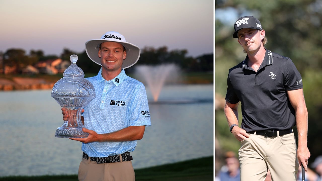 Joe Highsmith holt sich seinen ersten Titel, Jake knapp landet nach Patzer auf T6. (Quelle: Getty) Joe Highsmith holt sich seinen ersten Titel, Jake knapp landet nach Patzer auf T6. (Quelle: Getty)