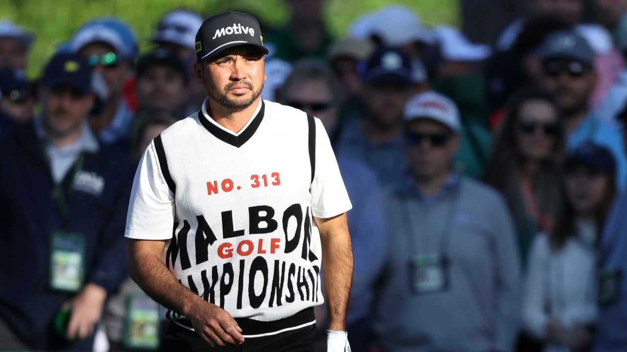 Jason Day sorgt mit seinem Outfit beim US Masters 2024 für Aufsehen. (Foto: Getty Images) Jason Day sorgt mit seinem Outfit beim US Masters 2024 für Aufsehen. (Foto: Getty Images)