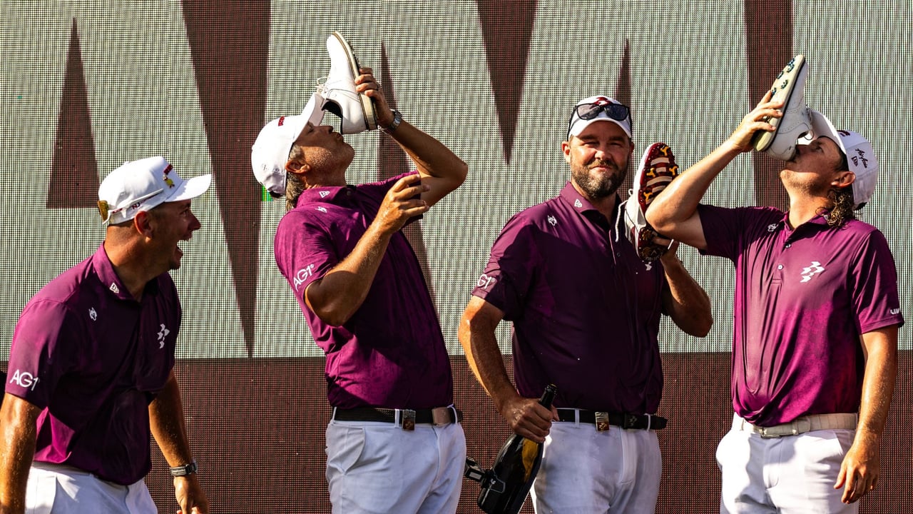 Marc Leishman und die Rippers gewinnen LIV Golf Miami. (Foto: Getty) Marc Leishman und die Rippers gewinnen LIV Golf Miami. (Foto: Getty)