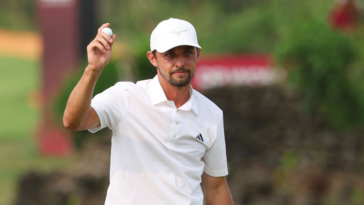 Marco Penge hat sich bei der Hainan Classic seinen ersten Titel auf der DP World Tour gesichert. (Foto: Getty)