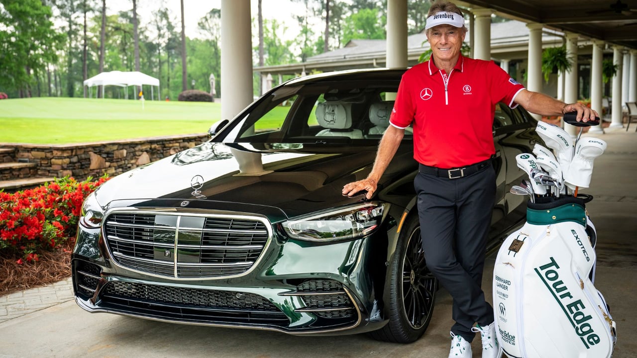 US Masters 2025 mit einer Master grünen S-Klasse und emotionalem Bag (Foto: Mercedes) US Masters 2025 mit einer Master grünen S-Klasse und emotionalem Bag (Foto: Mercedes)