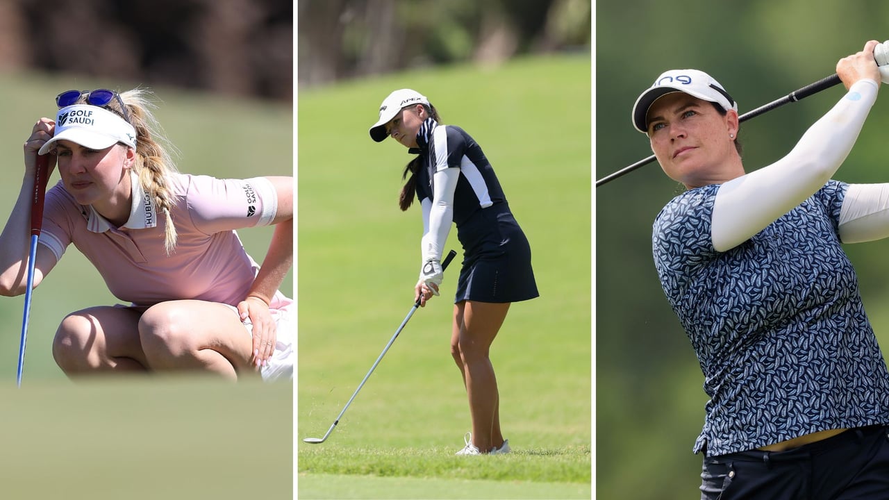 Von links nach rechts: Olivia Cowan, Aline Krauter und Caroline Masson auf der LPGA Tour. (Fotos: Getty) Von links nach rechts: Olivia Cowan, Aline Krauter und Caroline Masson auf der LPGA Tour. (Fotos: Getty)
