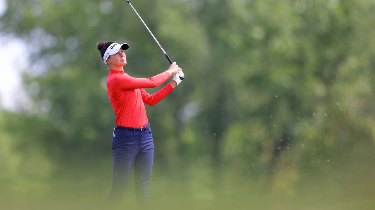 Mit einer 67 zum Start bei der Mizuho Americas Open der LPGA Tour spielt sich die Deutsche in Jersey City unter die Top Ten. (Foto: Getty)