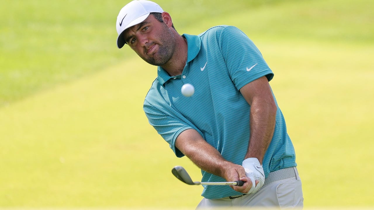 Scottie Scheffler führt die PGA Championship 2025 nach der dritten Runde an. (Foto: Getty)