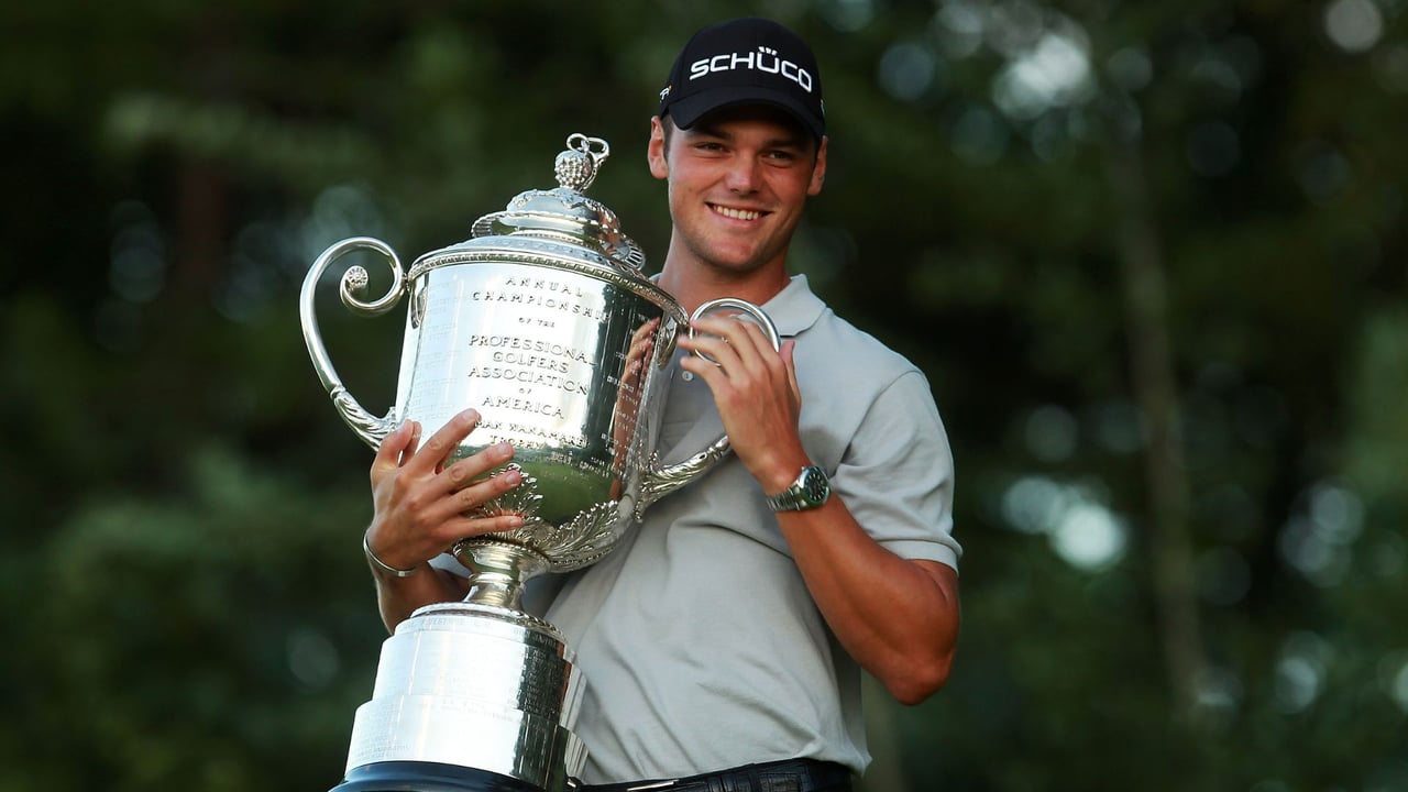 Martin Kaymer bei seinem ersten Major Sieg der PGA Championship 2010. (Foto: Getty)