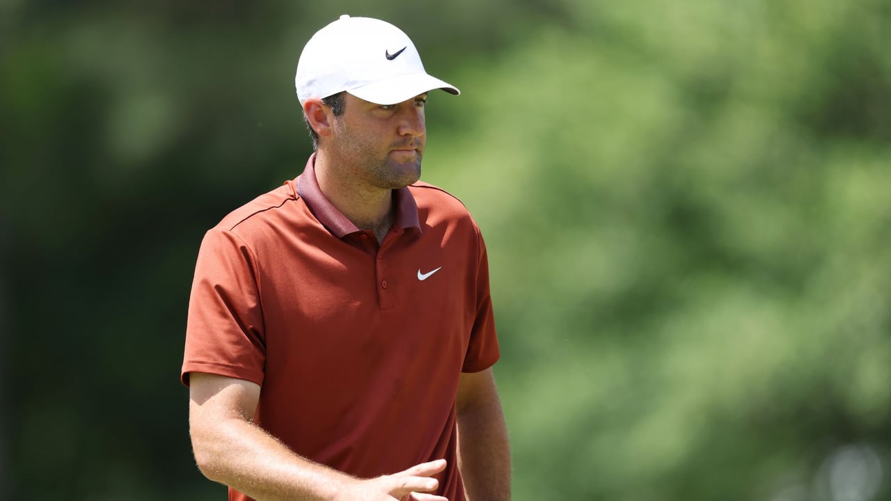 Scottie Scheffler während der ersten Runde der PGA Championship 2025. (Foto: Getty) Scottie Scheffler während der ersten Runde der PGA Championship 2025. (Foto: Getty)