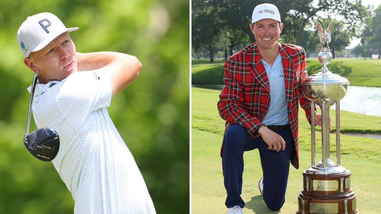 Matti Schmid landet auf der PGA Tour auf Platz 2, während Ben Griffin den Titel holt. (Fotos: Getty) Matti Schmid landet auf der PGA Tour auf Platz 2, während Ben Griffin den Titel holt. (Fotos: Getty)