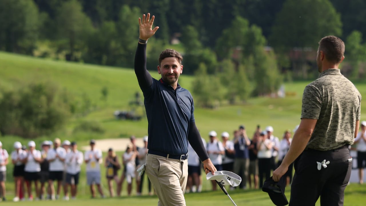 Nicolai von Dellingshausen gewinnt die Austrian Alpine Open. (Foto: Getty) Nicolai von Dellingshausen gewinnt die Austrian Alpine Open. (Foto: Getty)