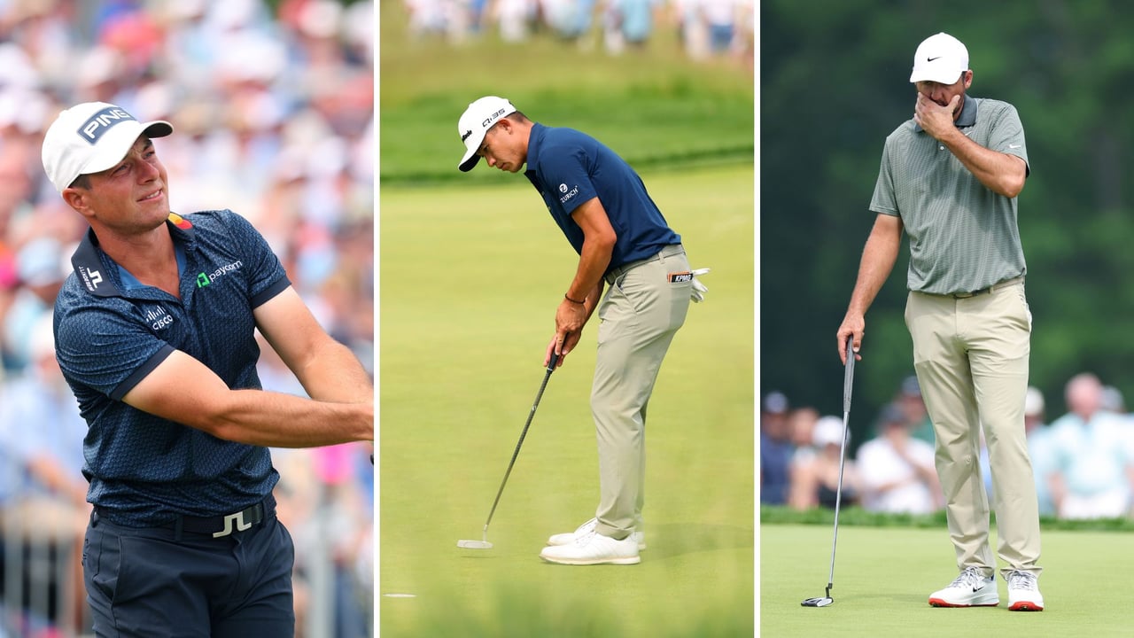 Eagle, Bogeys, Drama – Hovland, Scheffler und Morikawa bei der US Open 2025. (Fotos: Getty)