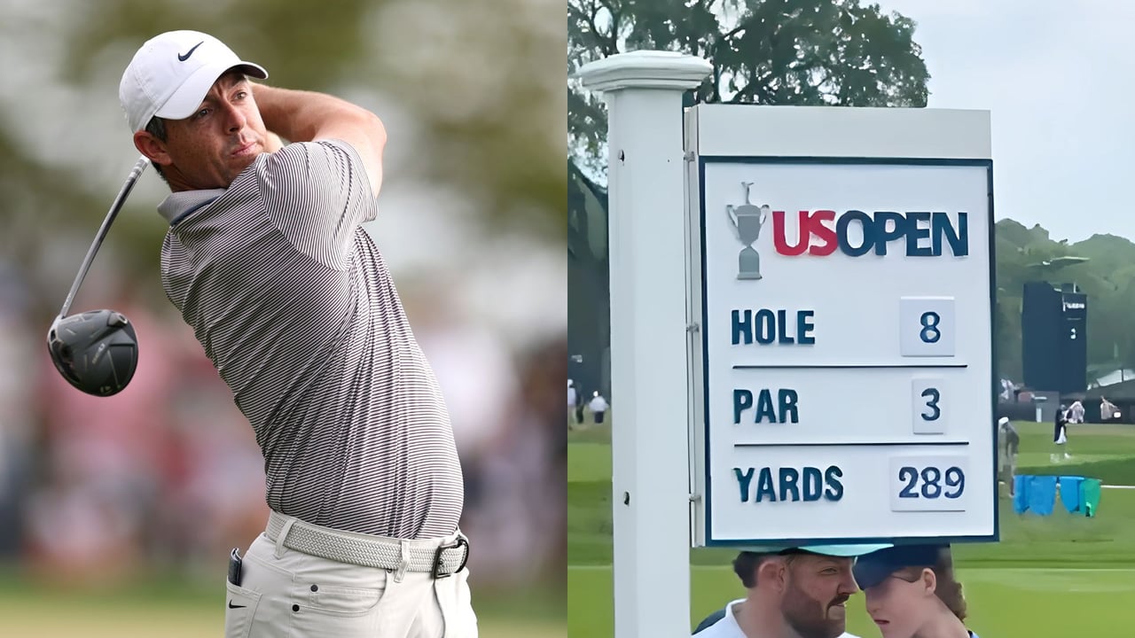 US Open 2025: Profis benötigen einen Driver für 265 Meter Par 3 (Foto: Getty/x.com/@DPWorldTour) US Open 2025: Profis benötigen einen Driver für 265 Meter Par 3 (Foto: Getty/x.com/@DPWorldTour)