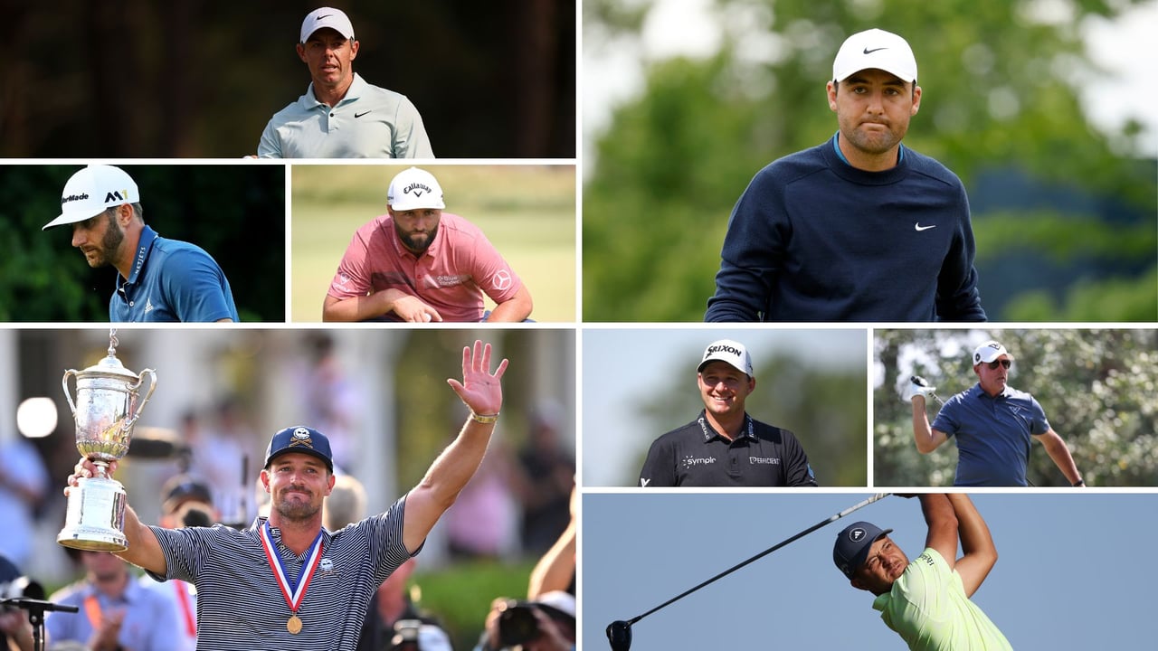 Die US Open 2025 versammelt 156 Spieler in Oakmont – mit LIV-Profis, zahlreichen Major-Siegern und zwei deutschsprachigen Hoffnungen. (Fotos: Getty) Die US Open 2025 versammelt 156 Spieler in Oakmont – mit LIV-Profis, zahlreichen Major-Siegern und zwei deutschsprachigen Hoffnungen. (Fotos: Getty)