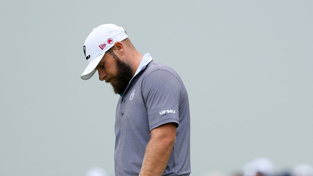 Tyrrell Hatton im Interview nach seiner Finalrunde bei der US Open 2025. (Foto: Getty)