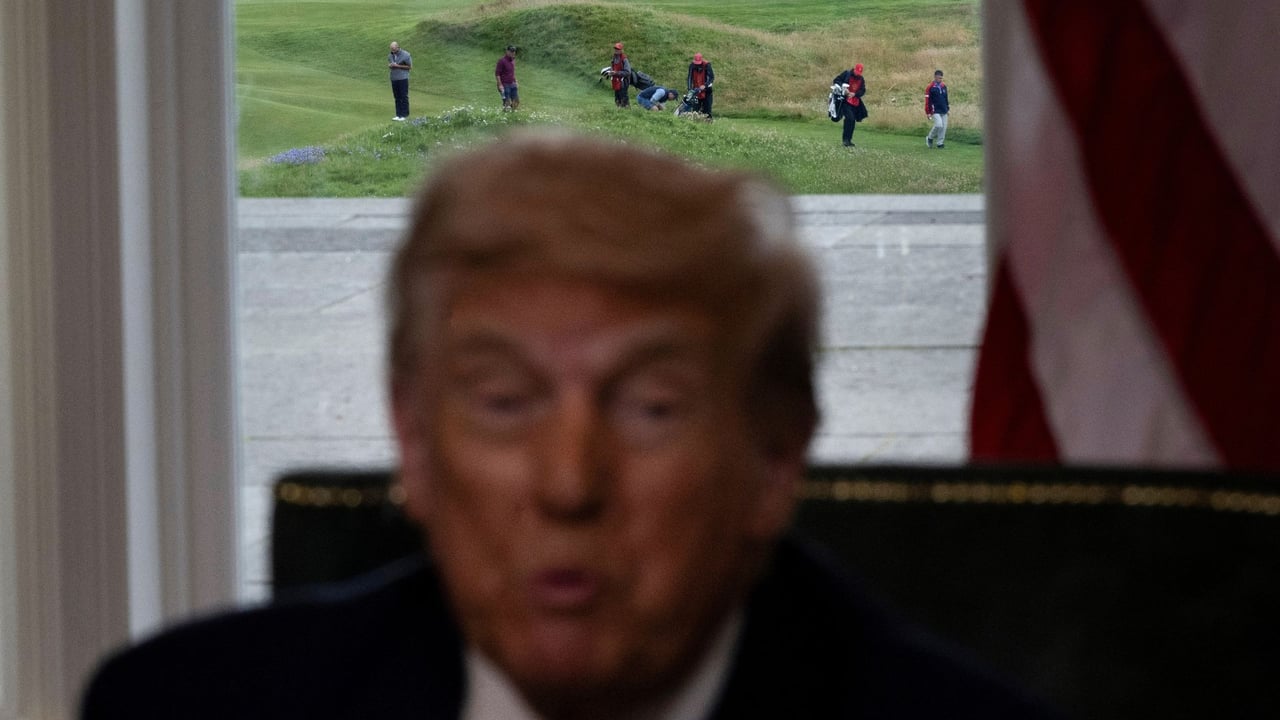 Donald Trump Turnberry. Die Back Nine. (Foto: Getty) Donald Trump Turnberry. Die Back Nine. (Foto: Getty)