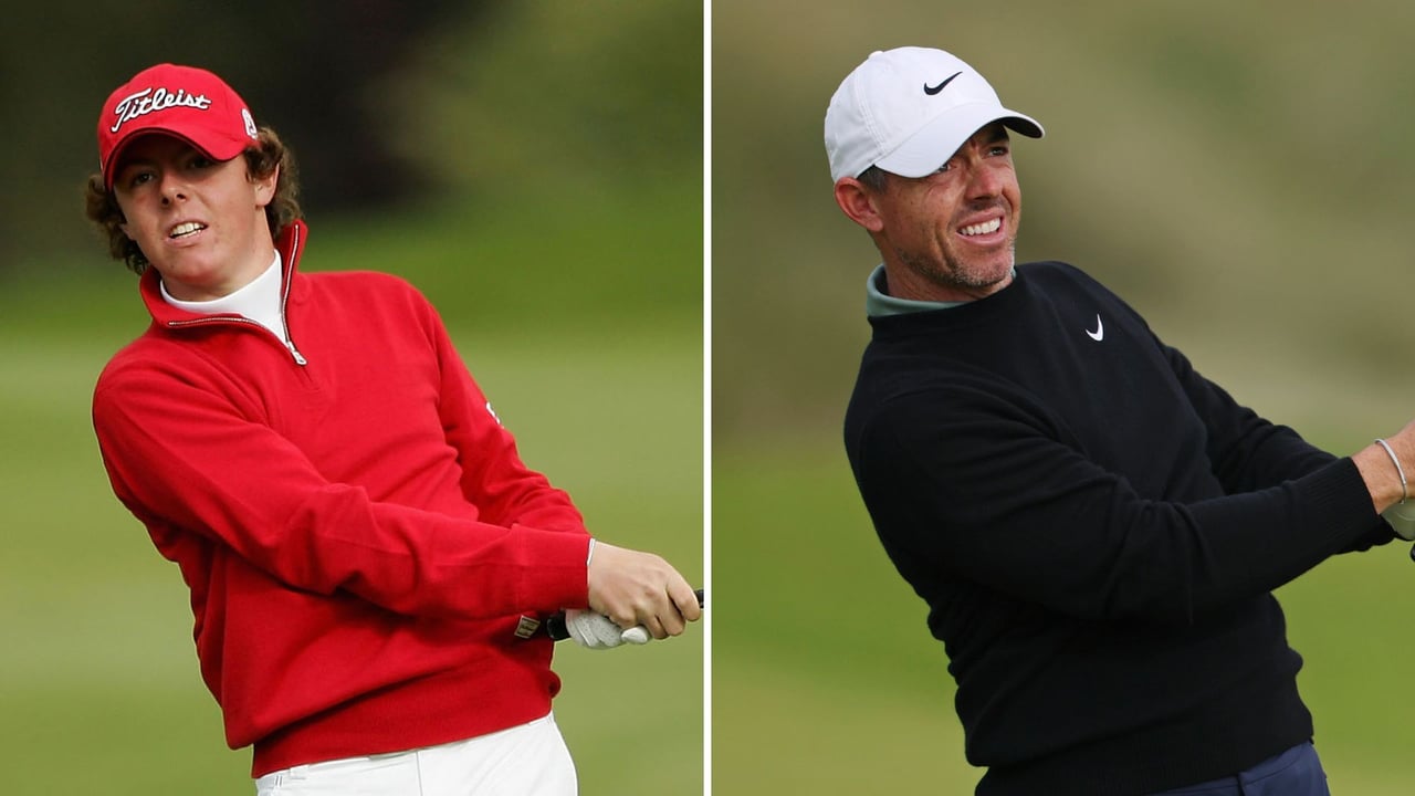 20 Jahre später: Rory McIlroy spielt wieder in Roral Portrush die Open. (Fotos: Getty) 20 Jahre später: Rory McIlroy spielt wieder in Roral Portrush die Open. (Fotos: Getty)