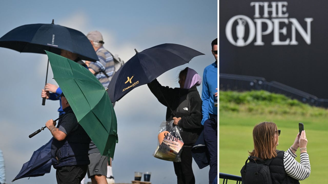 Die British Open 2025: Die Wettervorhersage für Royal Portrush. (Fotos: Getty)