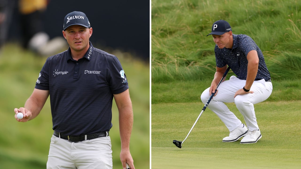 Das deutschsprachige Duo am Moving Day der British Open 2025. (Fotos: Getty)