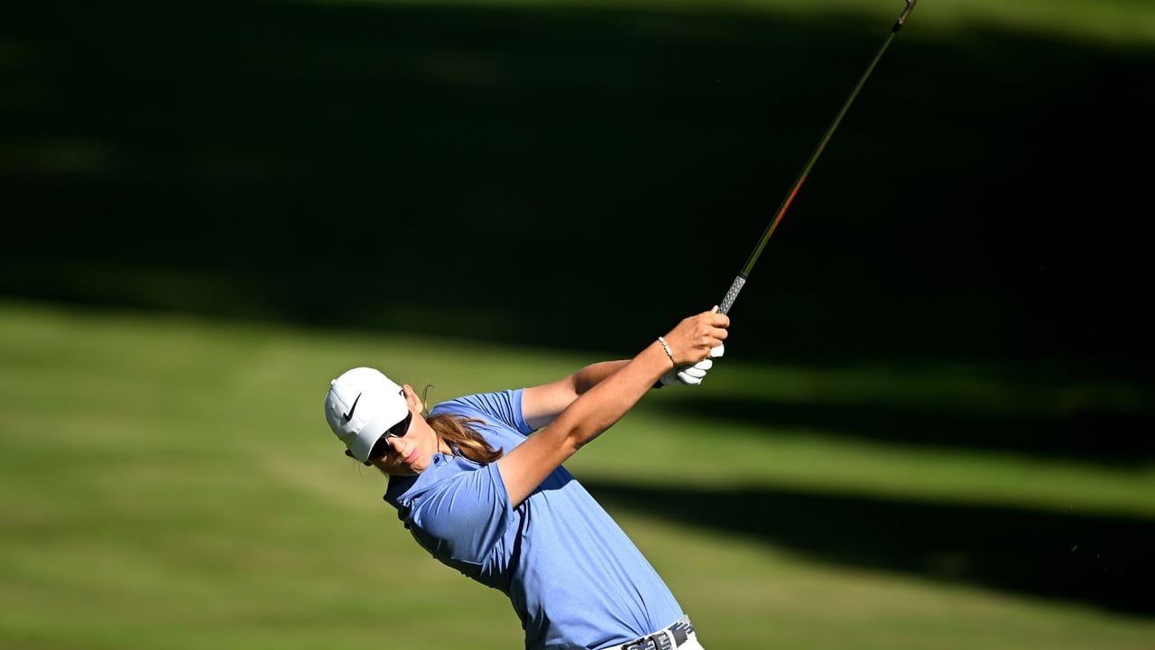 Helen Briem während des Damen-Majors in Evian. (Foto: Getty)